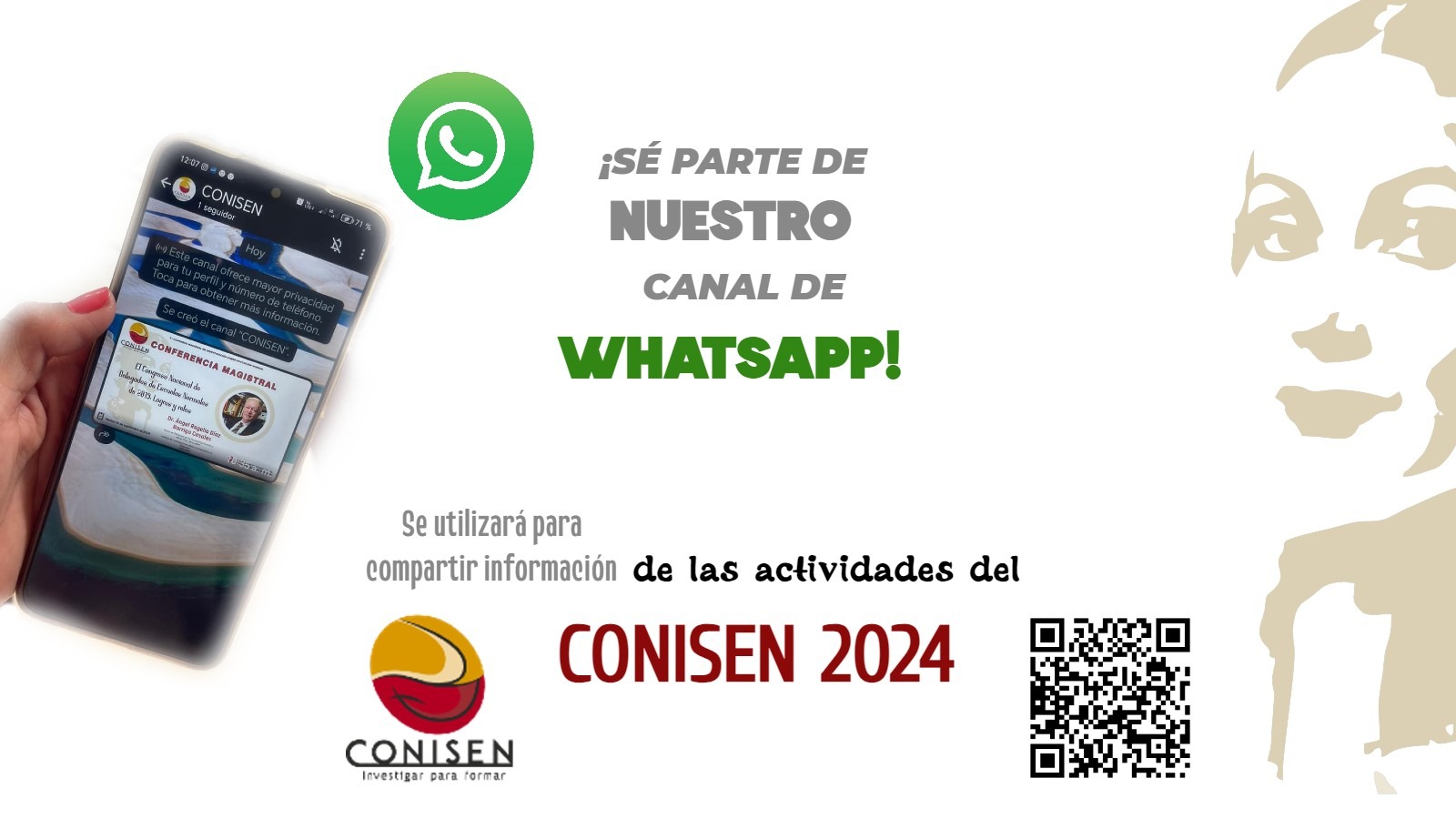 CANAL DE WHATSAPP DEL CONISEN 2024